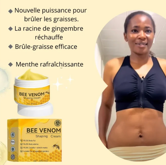 Bee Venom Shaping cream : Sculptez votre corps de rêve avec notre crème – Résultats visibles rapidement !