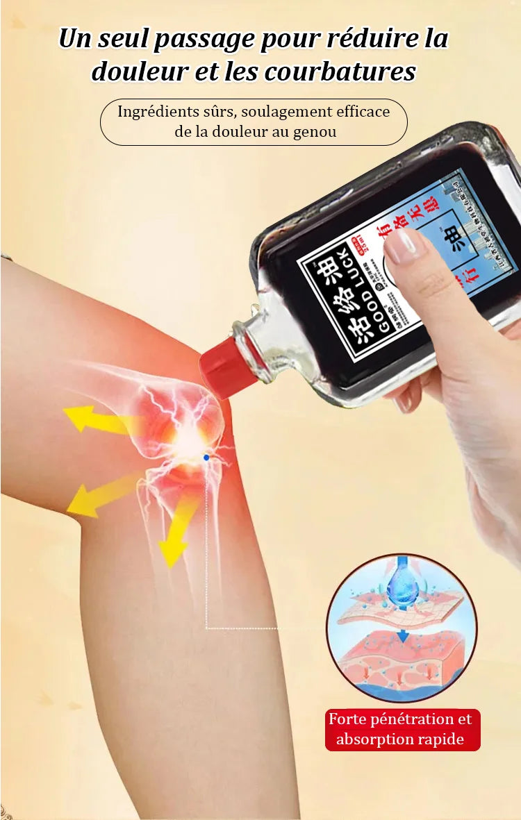 Huile activante pour soulager la douleur et stimuler la circulation